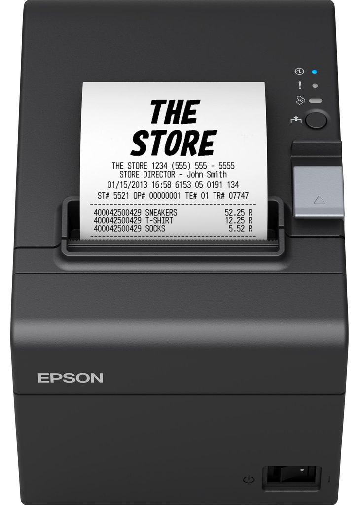 Epson TM-T20III (011): USB + Serial, PS, Blk, EU, Zdjęcie produktu 