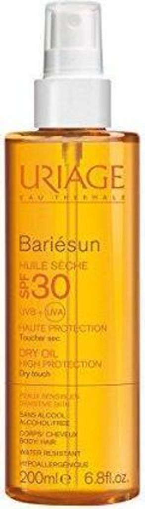 Uriage Bariésun Sonnenöl für Körper und Gesicht Very High Protection Dry Oil For Sensitive Skin 200 ml