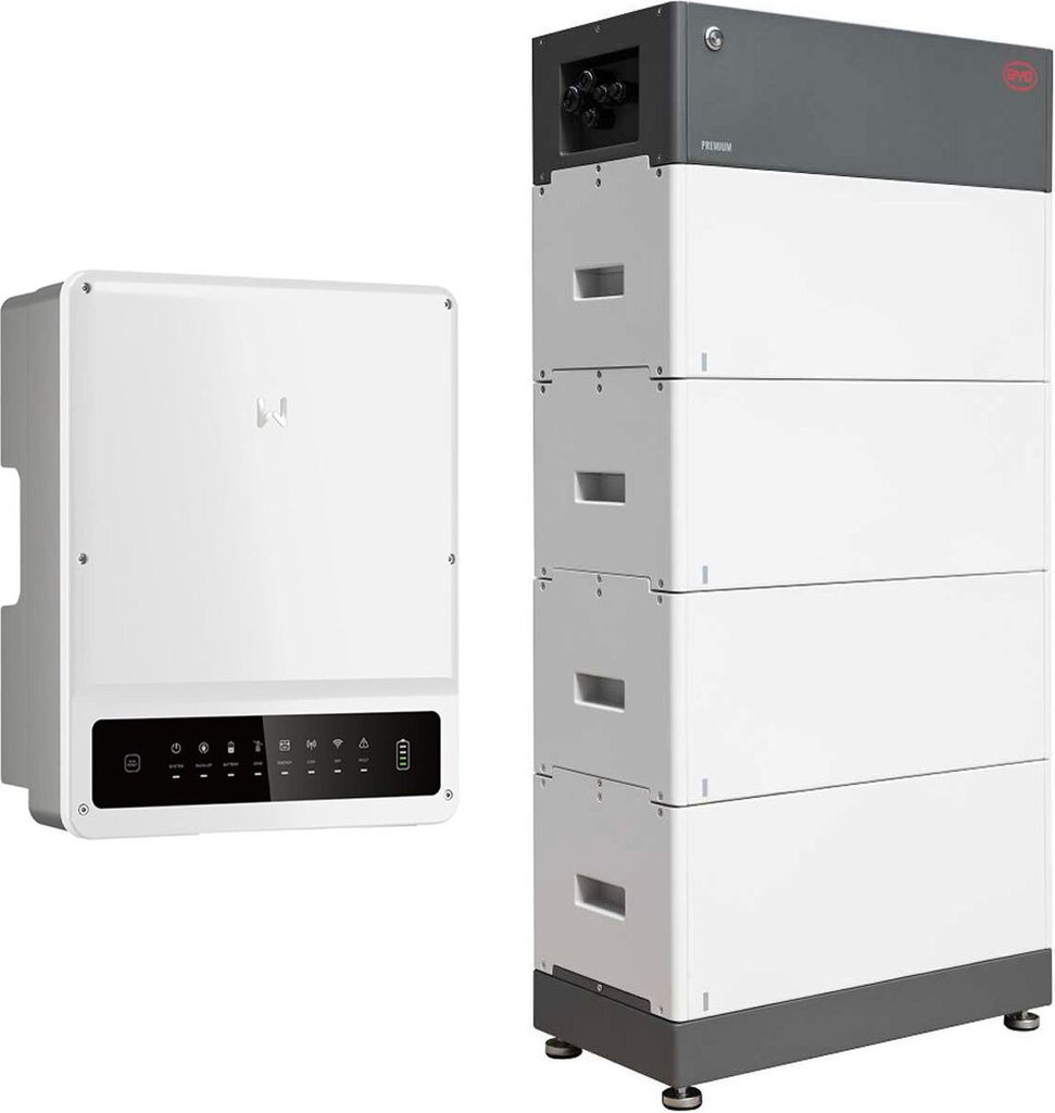 GoodWe KN ET Plus 0% MwSt §12 III UstG HV GW8KN-ET 8kW Hybrid Wechselrichter mit 10,24kWh