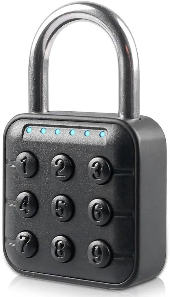 Cadenas 6 chiffres étanche, anse acier, pour vestiaire et équipement sport