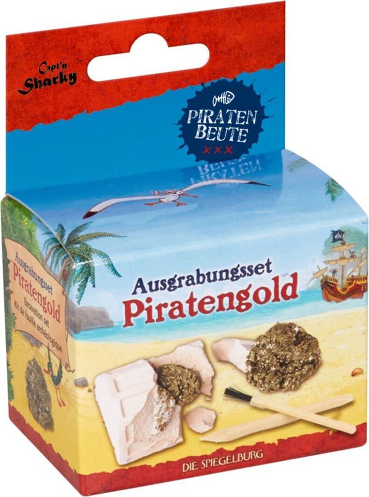 Ausgrabungsset Piratengold - Capt'n Sharky Produktbild 