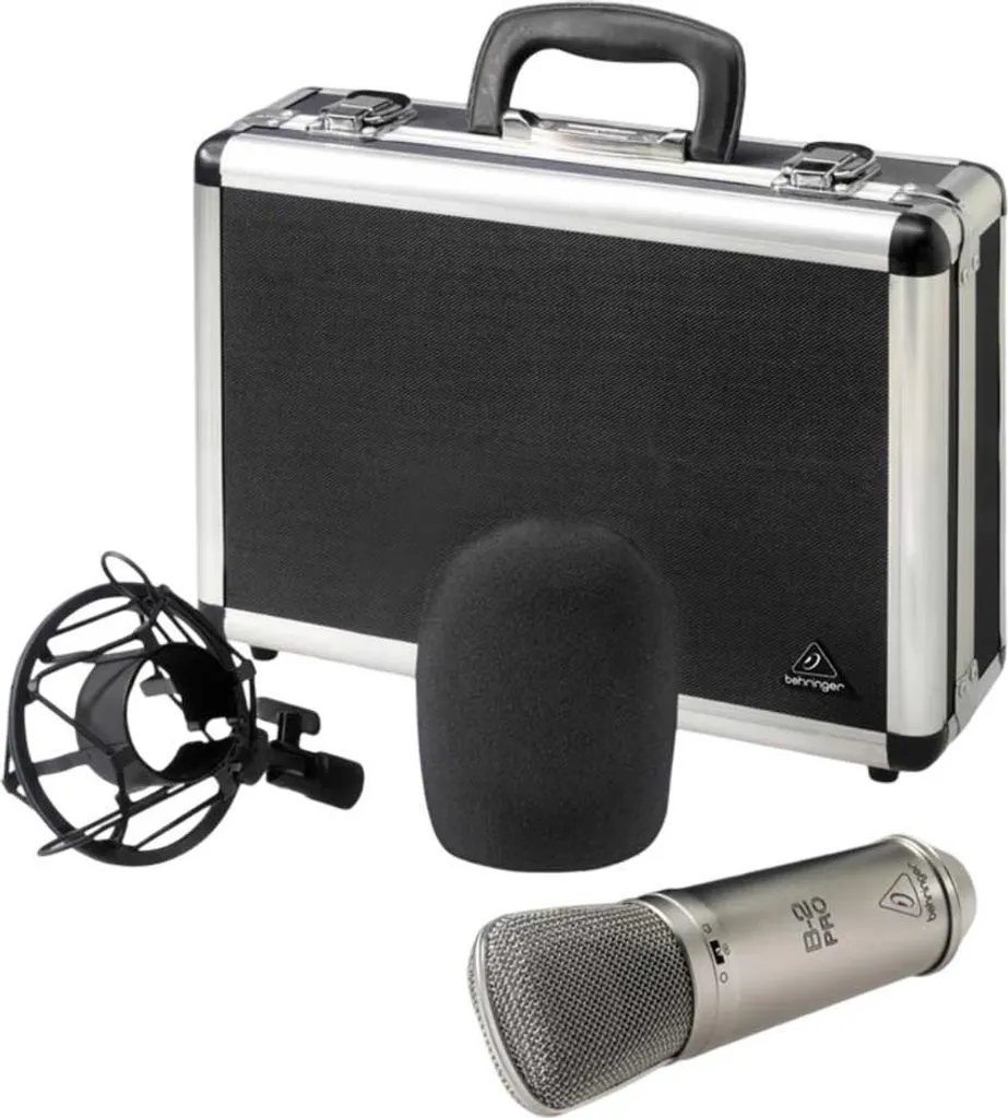 Microphone à condensateur double diaphragme Behringer B-2 Pro argent