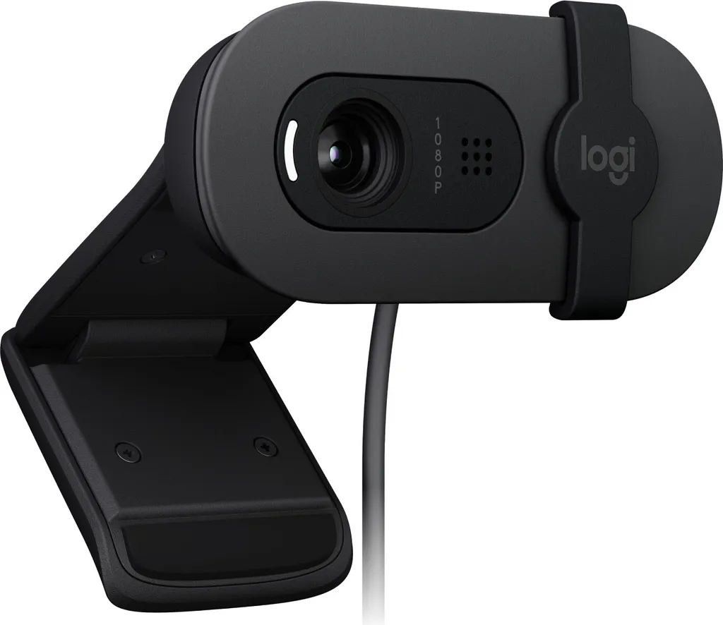 Webcam HD Logitech BRIO 105 Graphite - Caméra de visioconférence USB-C - 13