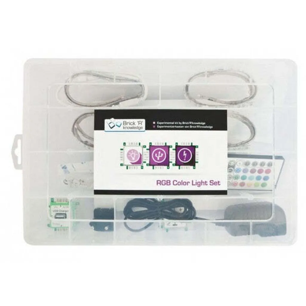 Jeu de construction électronique BrickRknowledge avec blocs de LED RGB
