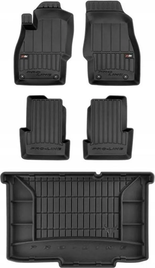 Kit Tappetini Gomma 3D Su Misura Opel Corsa D 2006-2014 Premium