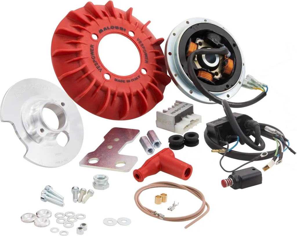 Allumage Malossi VESPower cône 19mm avec volant moteur 1,2kg pour Vespa