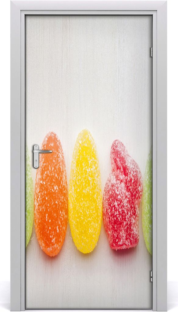 Tulup Türaufkleber 95x205 cm Dekorative Aufkleber Selbstklebend Wasserdichte Tapete Abnehmbar Schlafzimmer Wohnzimmer Wohnkultur - farbige Gummib...