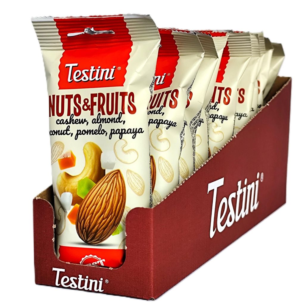 OŘECHY & OVOCE Testini® 50 g, 10 ks v balení Obrázek produktu 