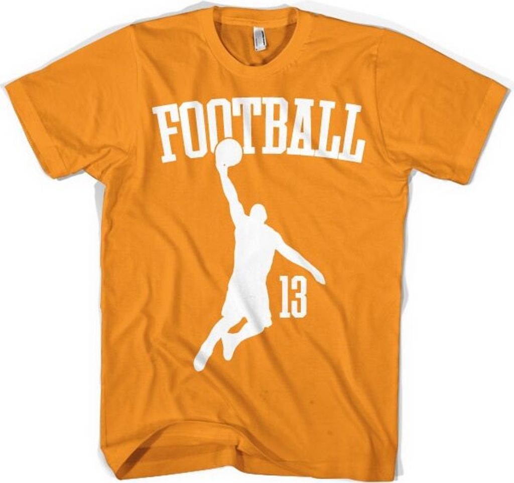 Footbasket T-Shirt - X-Large - Orange