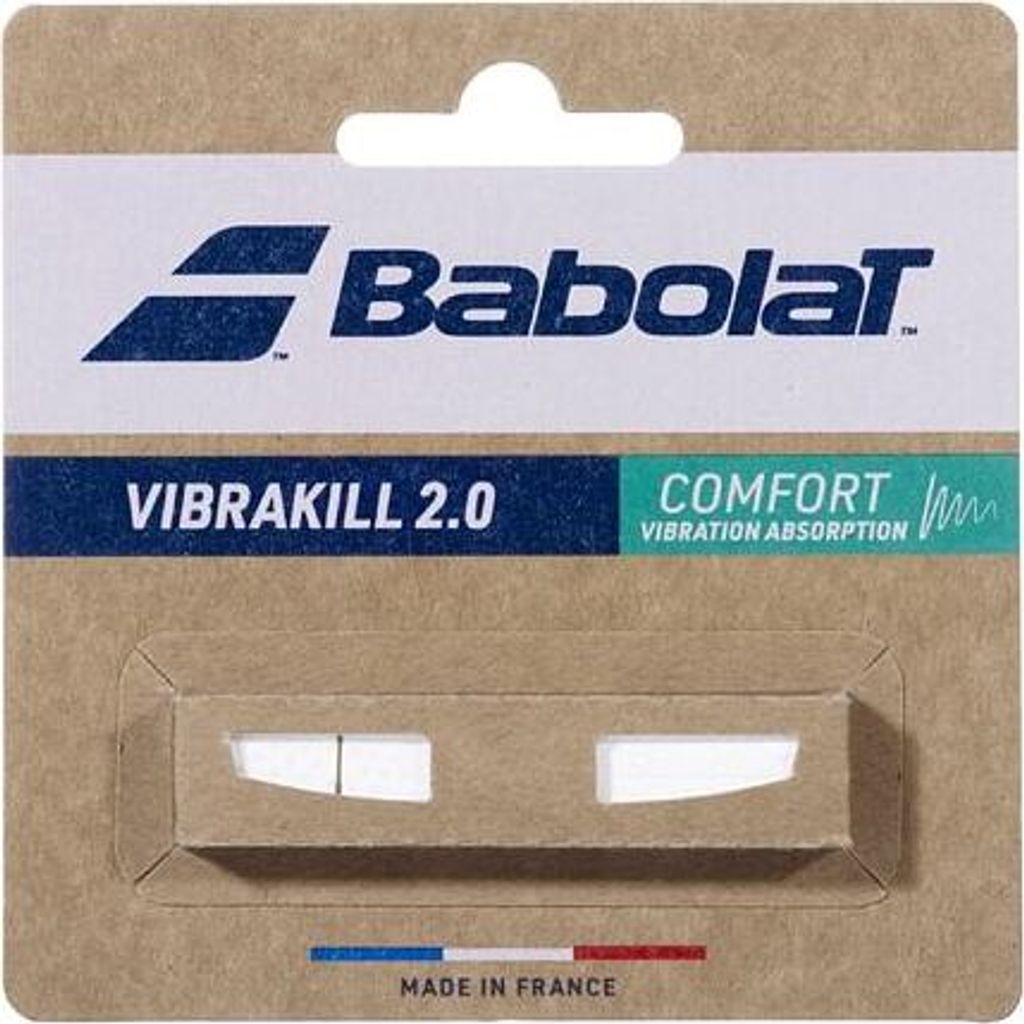 Babolat Vibrakill 2.0, Úzky dlhý vibrastop, Tenis, Biela, 1 Obrázok produktu 