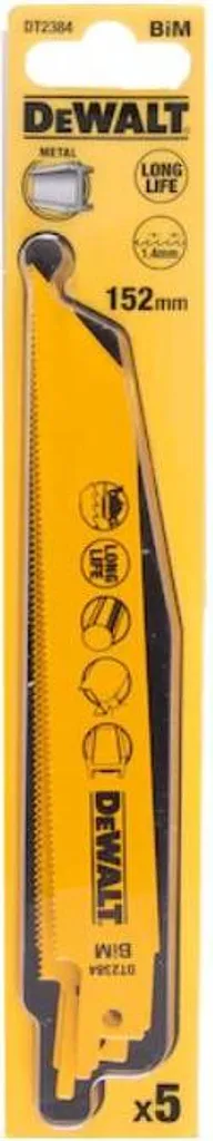 DEWALT Saebelsaegeblatt BIM Metall 152mm - 7