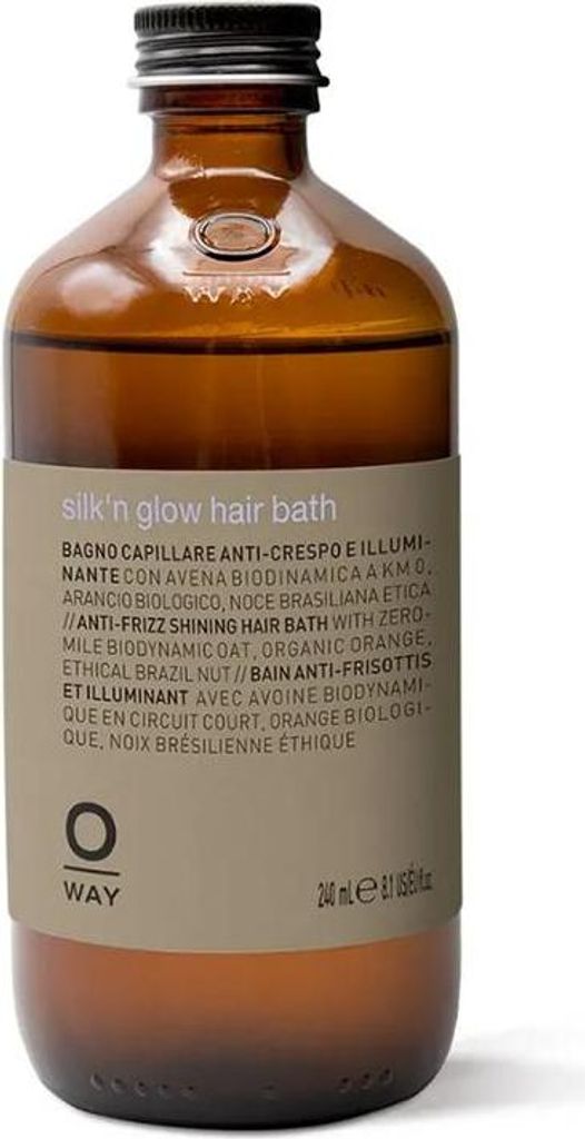 OWAY Silk'n Glow Hair Bath Shampoo für Feinheit und Glanz des Haars 240 ml