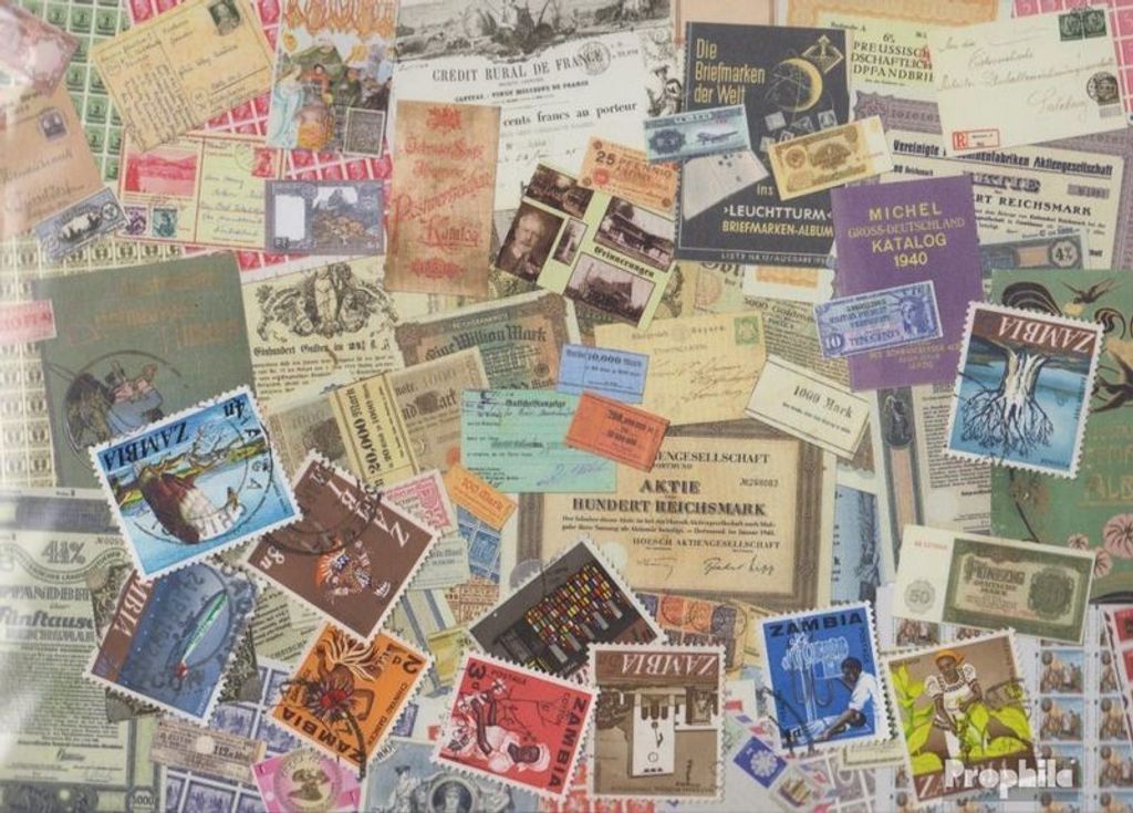 Briefmarken Sambia 10 verschiedene Marken