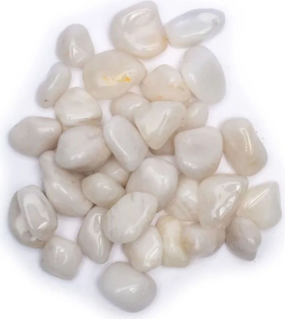 Milchquarz Trommelsteine A-  -- ±500g, ±2-3cm online Produktbild 
