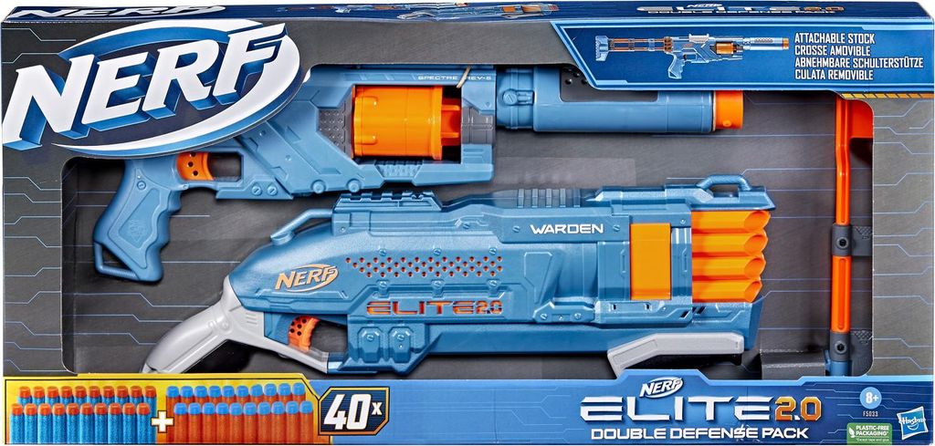 Nerf Elite 2.0 Double Defense Pack Obrázok produktu 