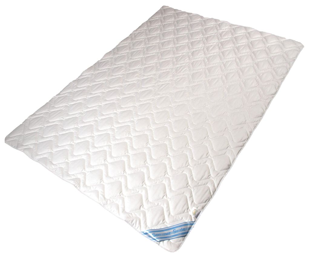 Waschbare Wildseiden Sommerdecke Sommer Steppbett 155x220 Produktbild 
