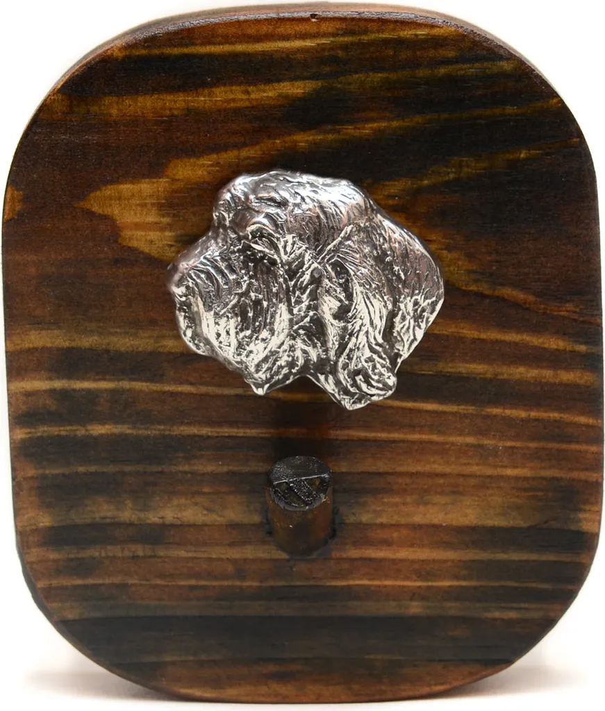 Regalo per Amanti PBGV: Gancio Chiavi e Medaglietta Art-Dog Originale
