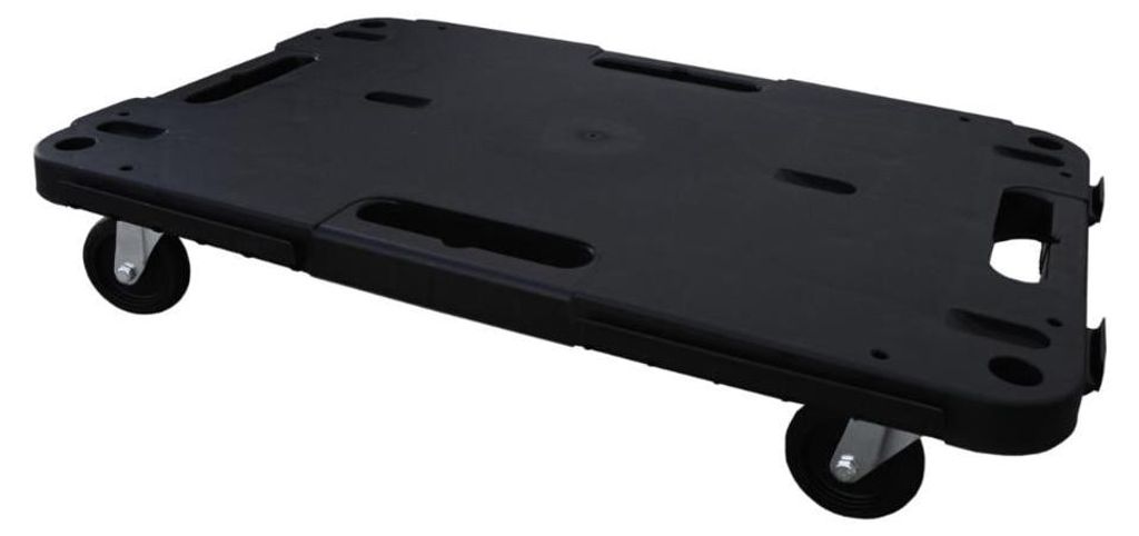 Platforma z tworzywa PVC z 4 kółkami 48x29x3.8 200 kg Zdjęcie produktu 