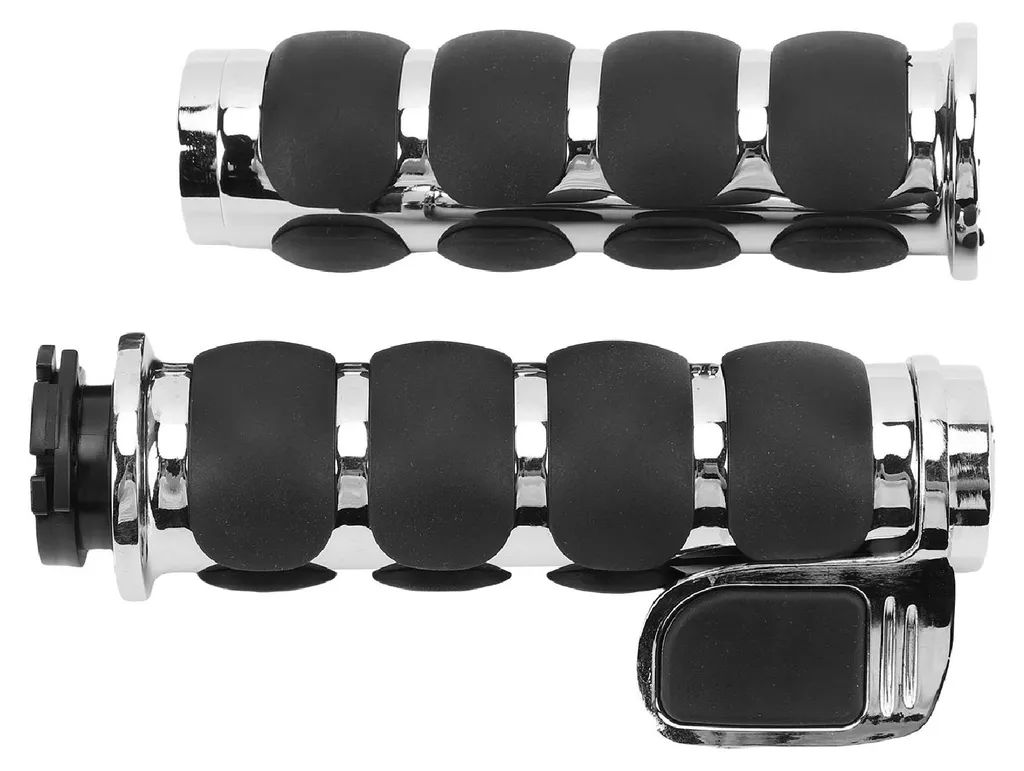 Poignées moto 1 pouce anti-vibration et antidérapantes pour tout guidon