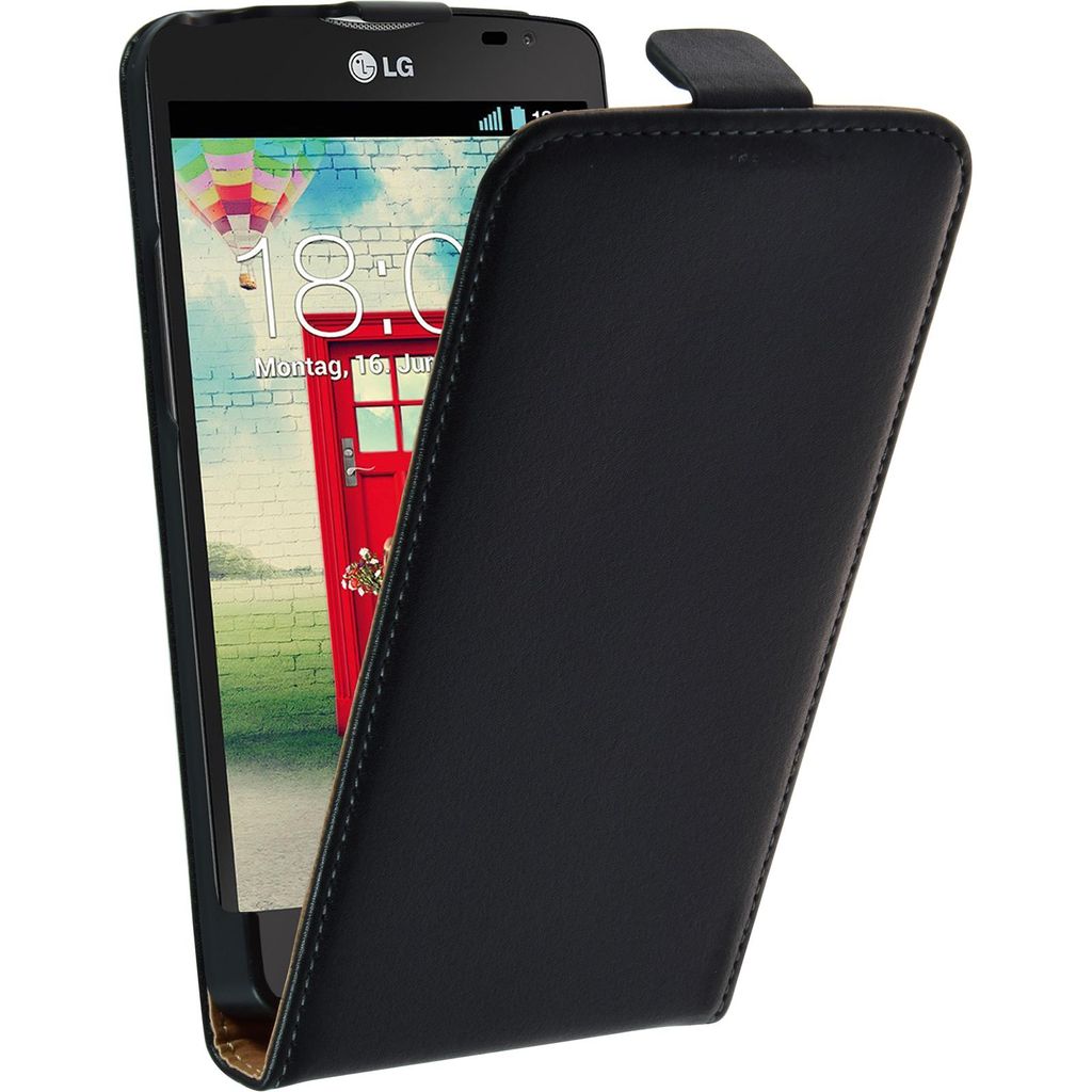 PhoneNatic Kunst-Lederhülle kompatibel mit LG L80 Dual - Produktbild 