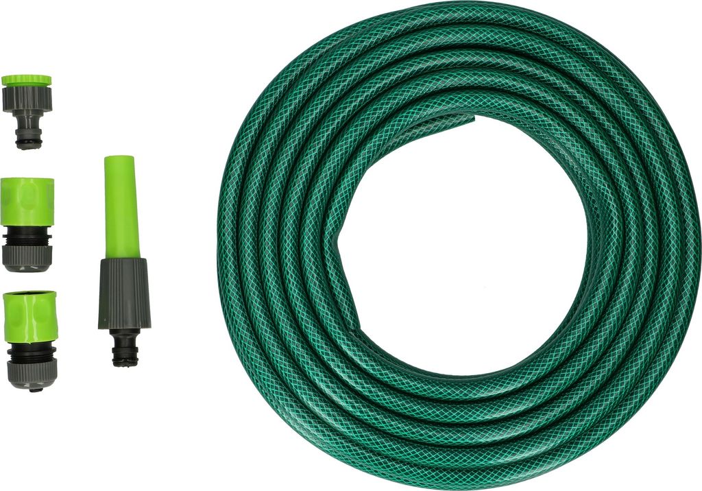 Kinzo Garden Gartenschlauch-Set – 15 m – ⌀ 1,4 cm – inkl. Produktbild 