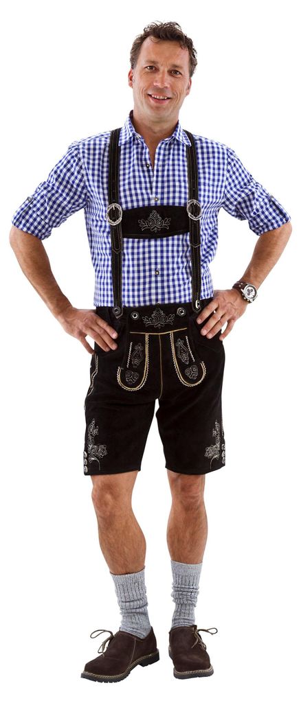 Karohemd blau-weiß Trachtenhemd, Größe:XXXL Produktbild 