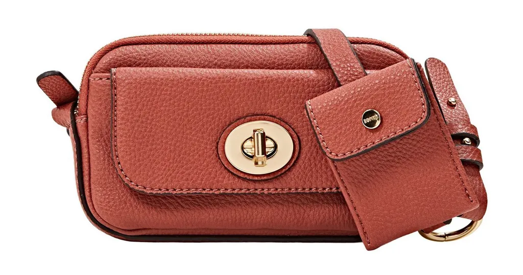 Borsa ESPRIT Amy Shoulderbag Coral Red | Tracolla Donna Arancione Originale