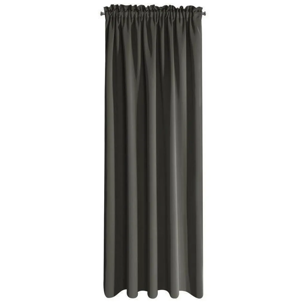 Rideau 135x270 LOGAN graphite pour habiller de grandes baies vitrées