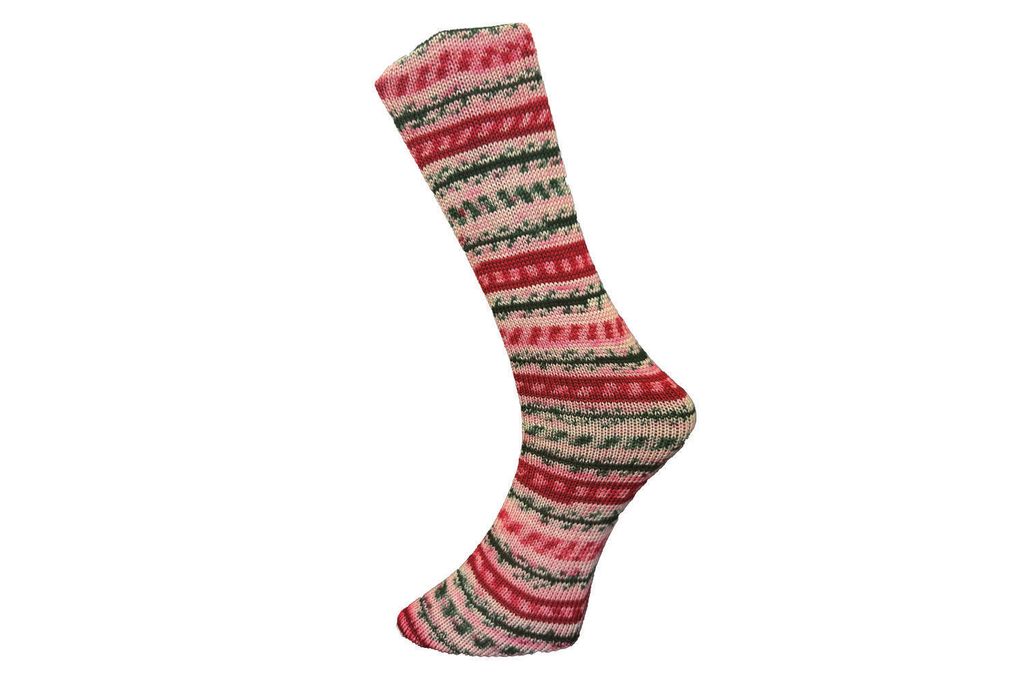 Ferner Wolle MALLY SOCKS Weihnachtsedition 2025 4-fach Sockenwolle Weihnachten 100 g, 420 m Farbe 22.12.25