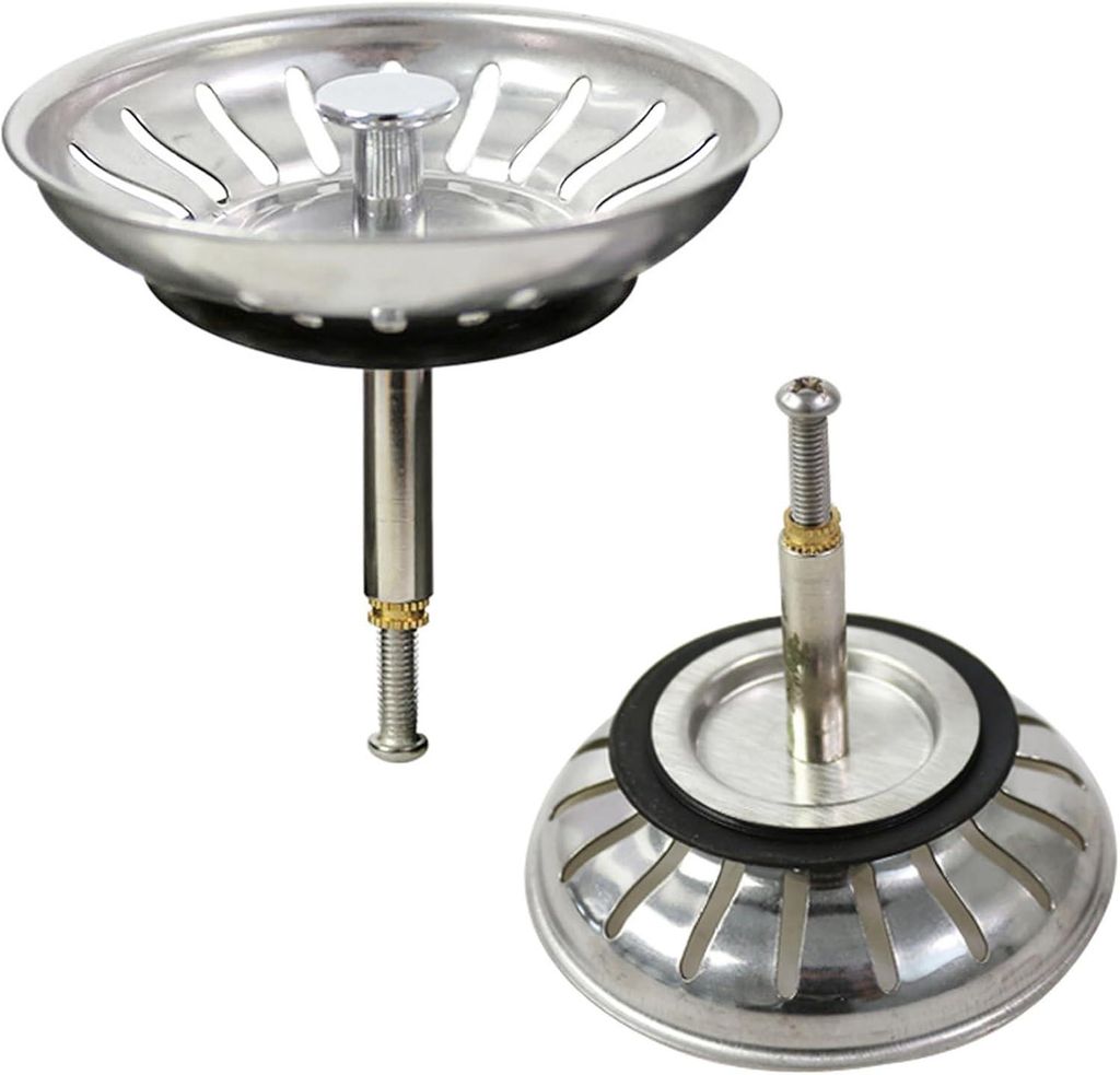 Spülsieb, Abflusssieb aus Edelstahl (80 mm), Produktbild 