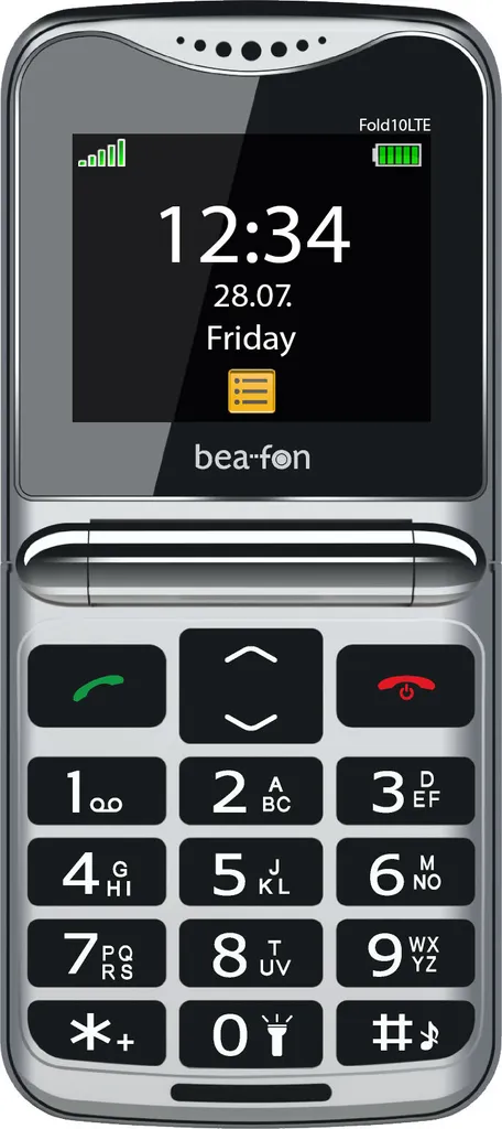 Acquista Bea-fon Fold 10 LTE: Cellulare 4G con Base di Ricarica Omaggio