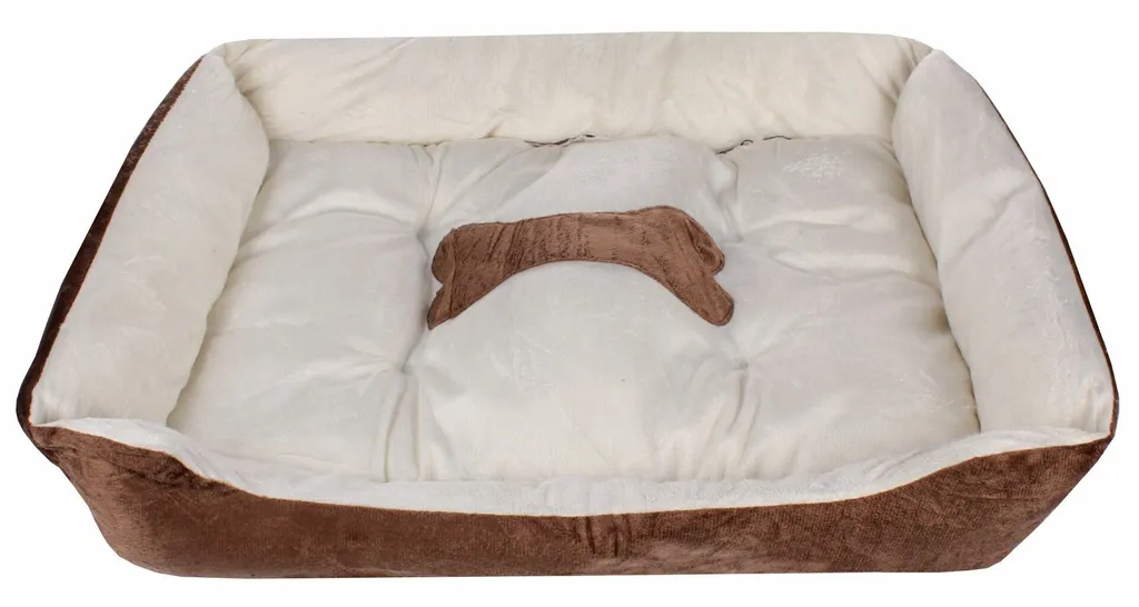 Couchage chien Merco Comfy marron L - Rembourrage moelleux et durable