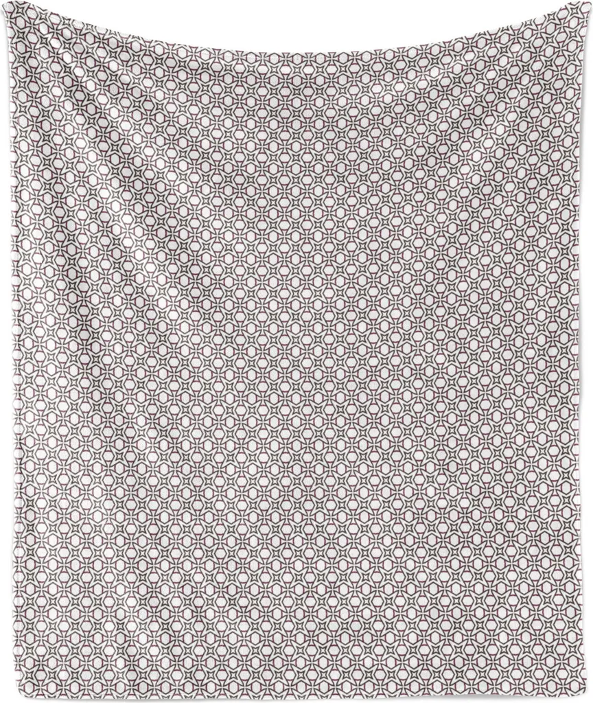 Coperta Pile Flanella ABAKUHAUS 175x230 cm Rosa Taupe | Plaid Morbido