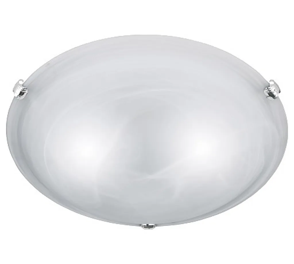 Luminaire de plafond Adrian argenté Trio 6105021-01 à effet miroir