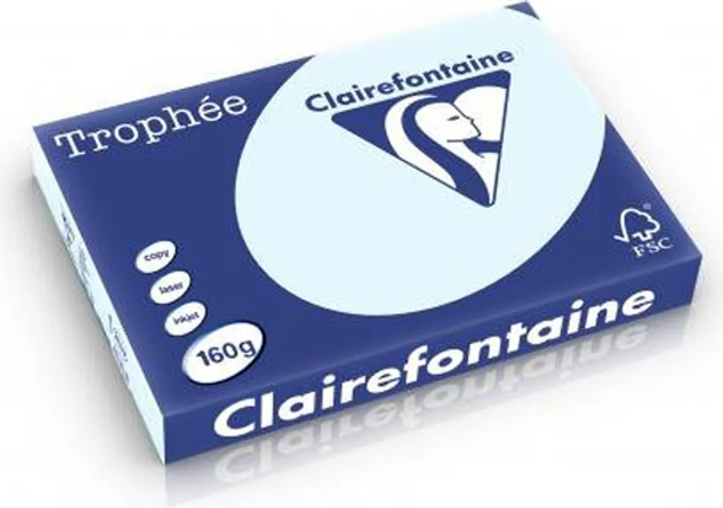 Risma Carta A3 Azzurra 160g Clairalfa | Ideale per Copisterie e Uffici