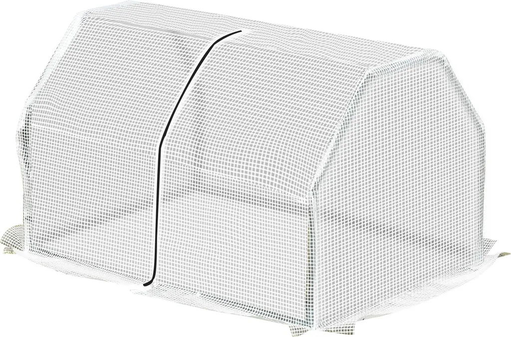 Serre de balcon pour tomates 99 cm avec structure métal et housse zippée