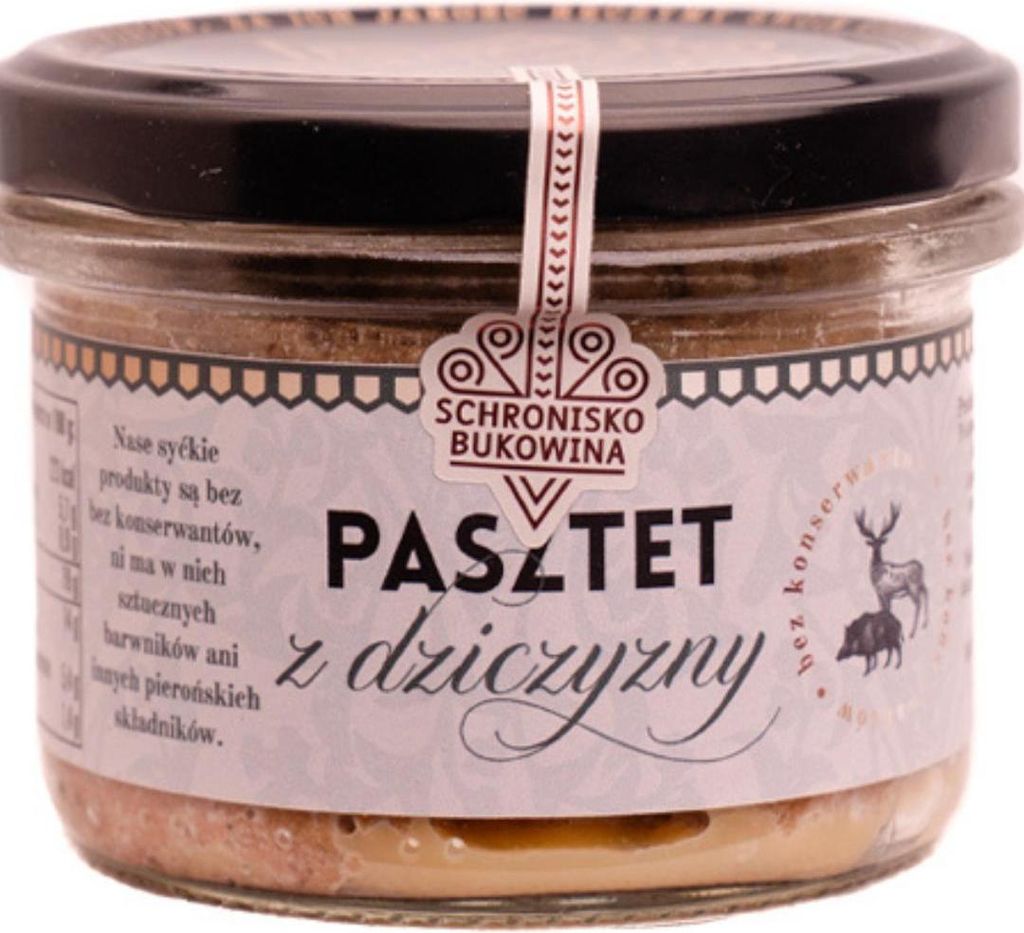 Pasztet z dzika i dziczyzny 180g - Schronisko Bukowina Zdjęcie produktu 