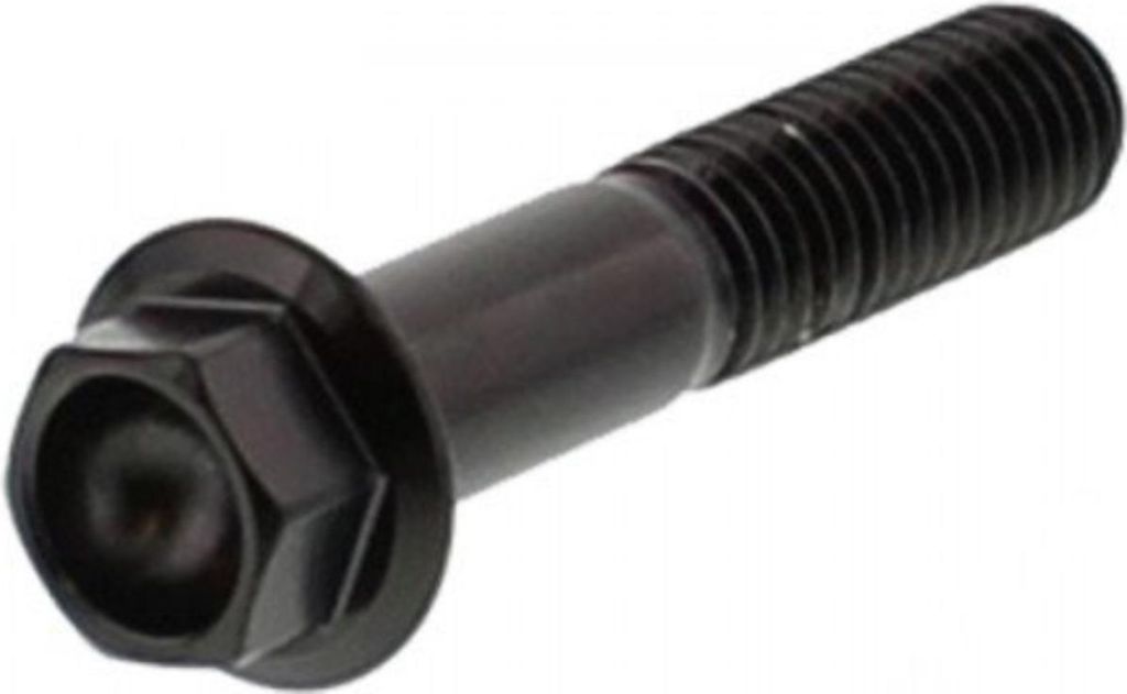 Sechskantschraube JMP M8x1,25 40mm Edelstahl V4A schwarz für Husqvarna TR Terra 650 ccm Bj. 2013 - 2015