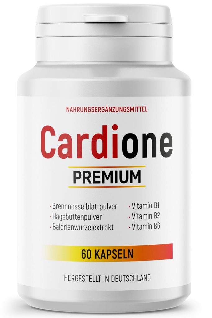 Cardione Premium - Qualität direkt aus Deutschland - Cardone für Männer und Frauen | 60 Kapseln