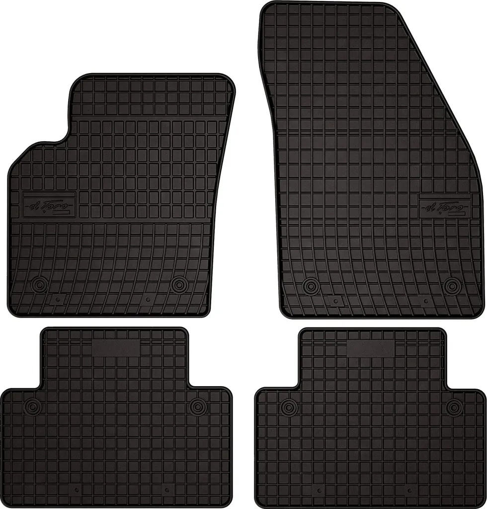 Set Tappeti in Gomma Volvo V50 Station Wagon 04-12 - Alta Protezione