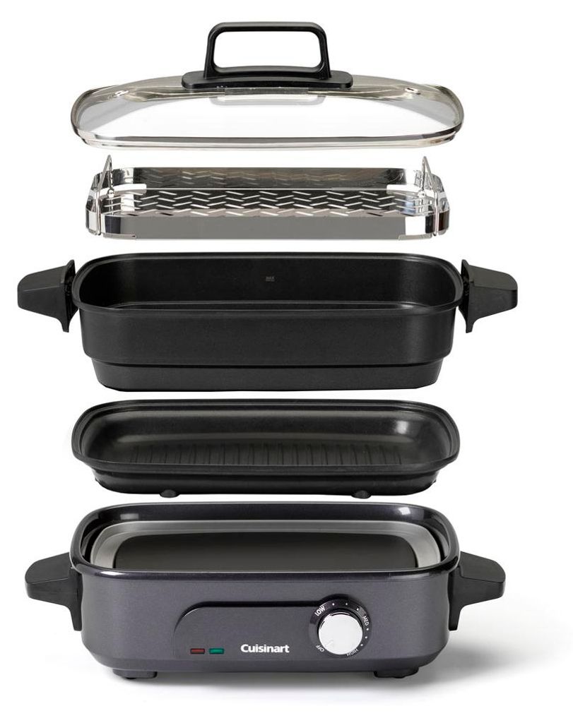 Multicooker nero da 4,7 l e 1400 w Cuisinart GRMC3E Immagine del prodotto 