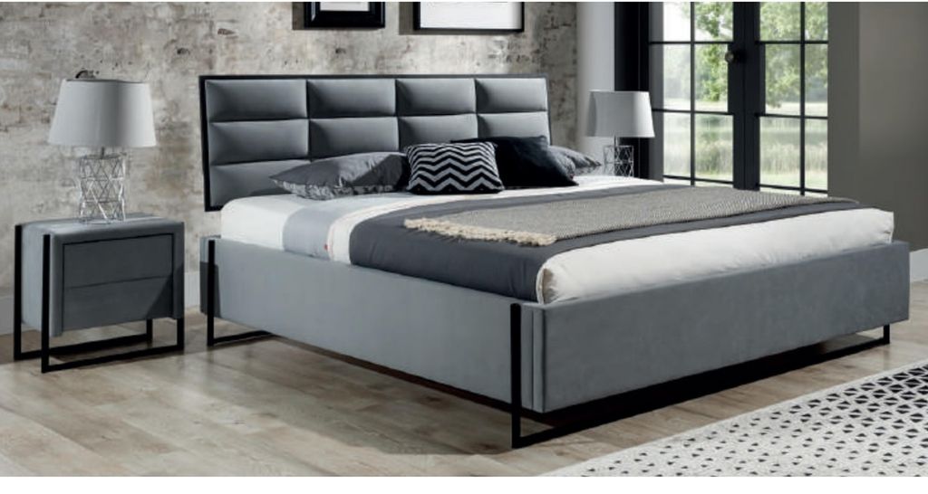 3tlg.Schlafzimmer set(Bett + 2x Nachttische)  EAN : Produktbild 