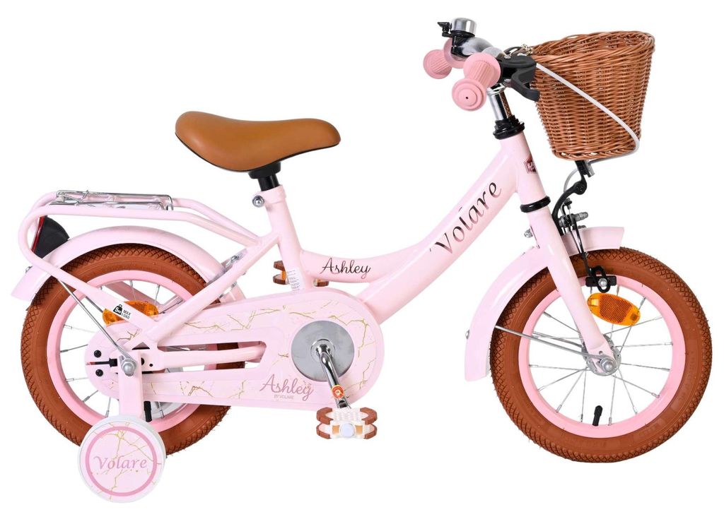 Volare Ashley Kinderfahrrad - Mädchen - 12 Zoll - Rosa Produktbild 