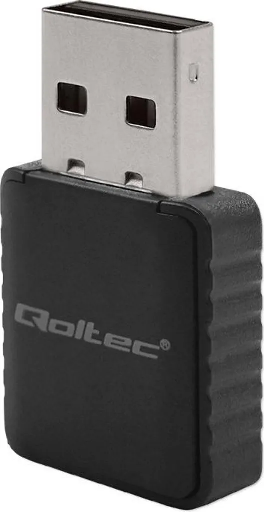Récepteur WiFi USB 1300 Mbps Qoltec, Antenne Puissante pour PC de Bureau