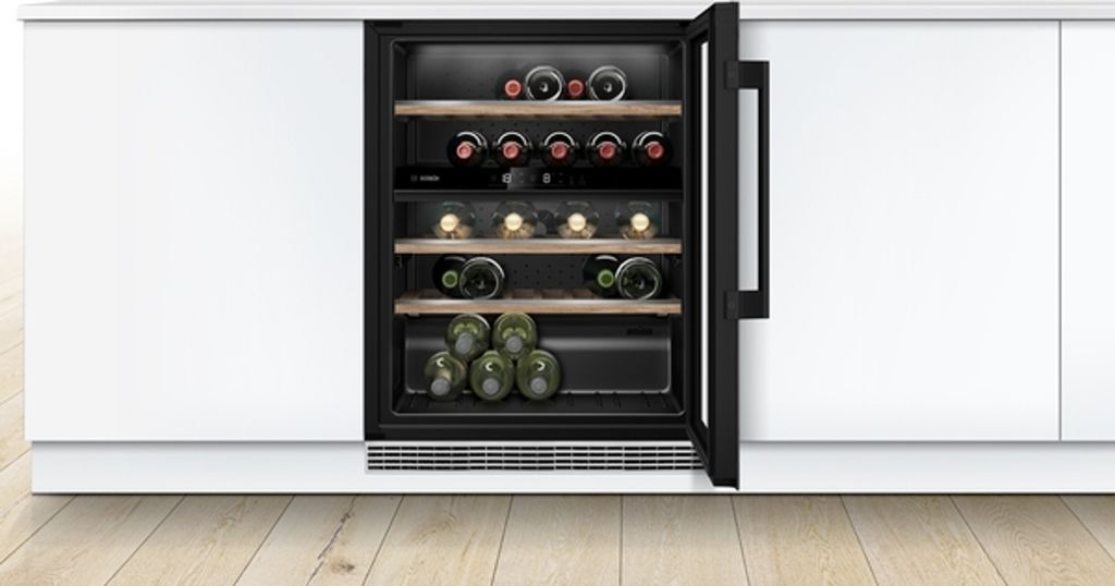 Bosch Serie 6 KUW21AHG0, Vstavaný, 44 fľaša/fľaše, 60 W, G, Obrázok produktu 
