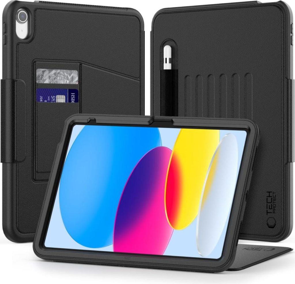 Tech-Protect SC Pen iPad 10,9" 2022 (10. Gen.) / 11" 2025 (11. Gen.) Hülle - Schwarz