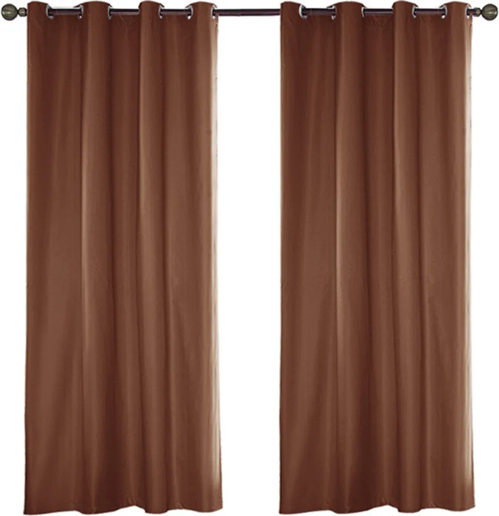 Rideaux de Pergola Isolés Thermiquement Marron pour Ombrage de Terrasse 2x