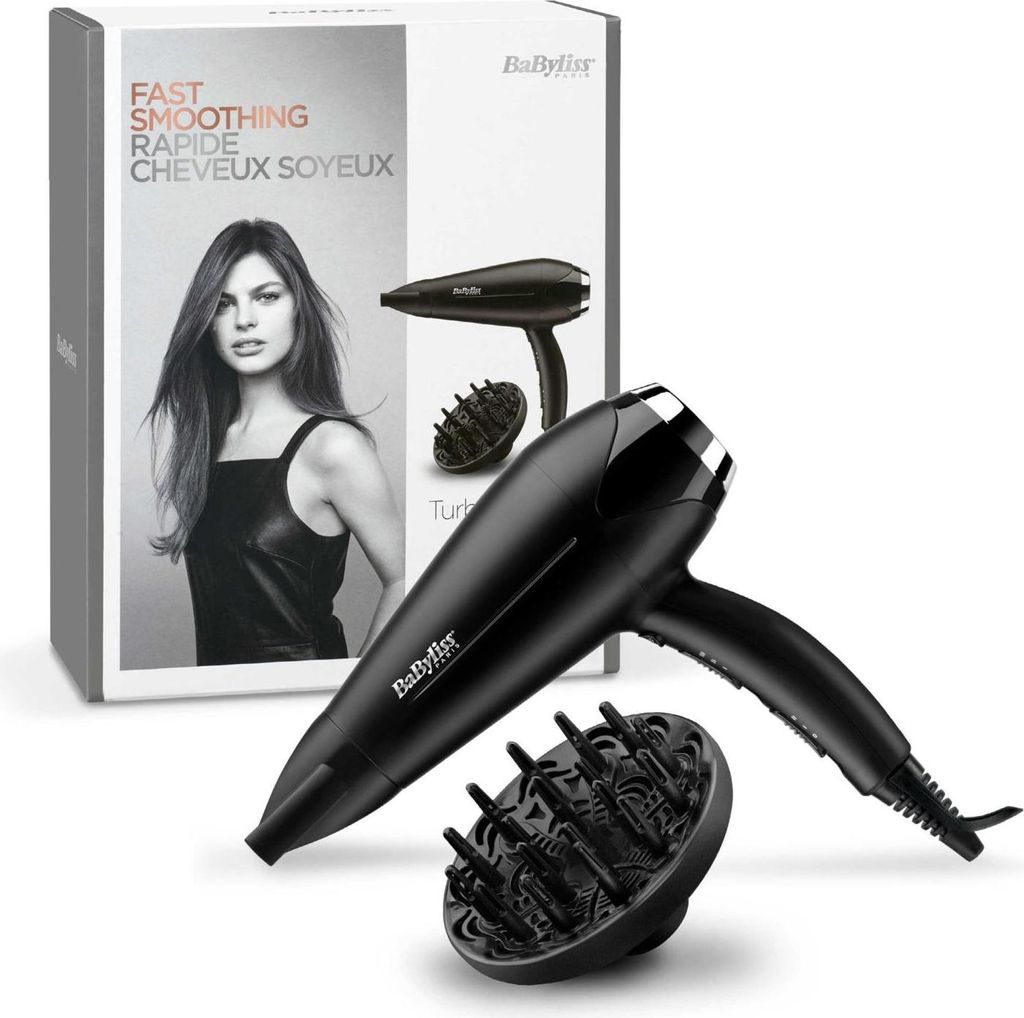 BaByliss D572DE Fén na vlasy 2200 W Black Obrázok produktu 