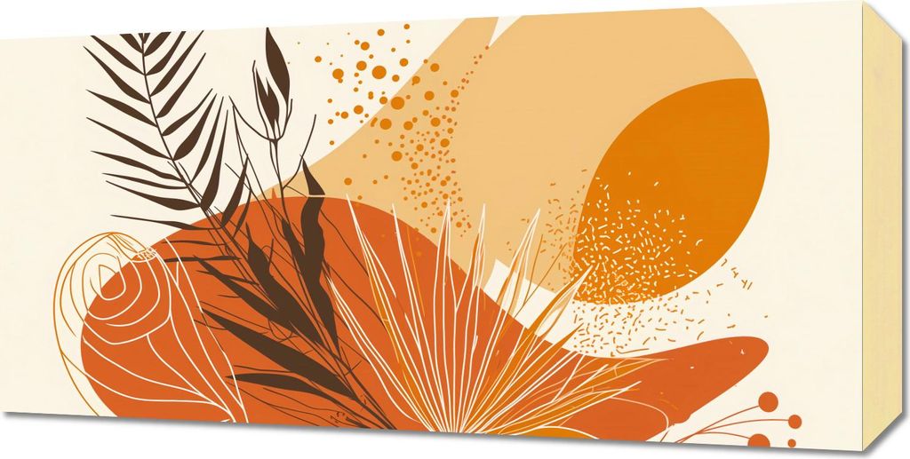 Bild 60x30cm Mediterrane Landschaft
