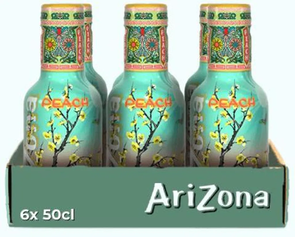 Capsules thé vert pêche Arizona pour machine à café lot 6 x 50 cl